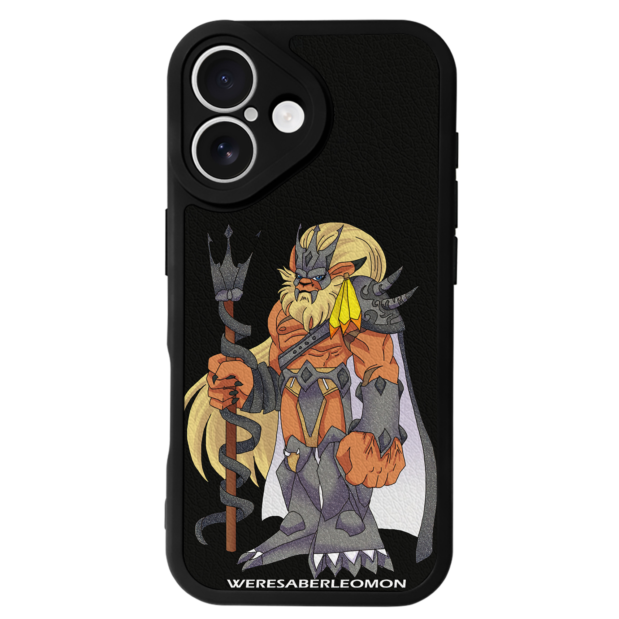 （画像用） Digimon デジタルモンスター/デジモン 【iPhone 16シリーズ対応】シリコンスマホケース（レザー調） 材質：シリコン